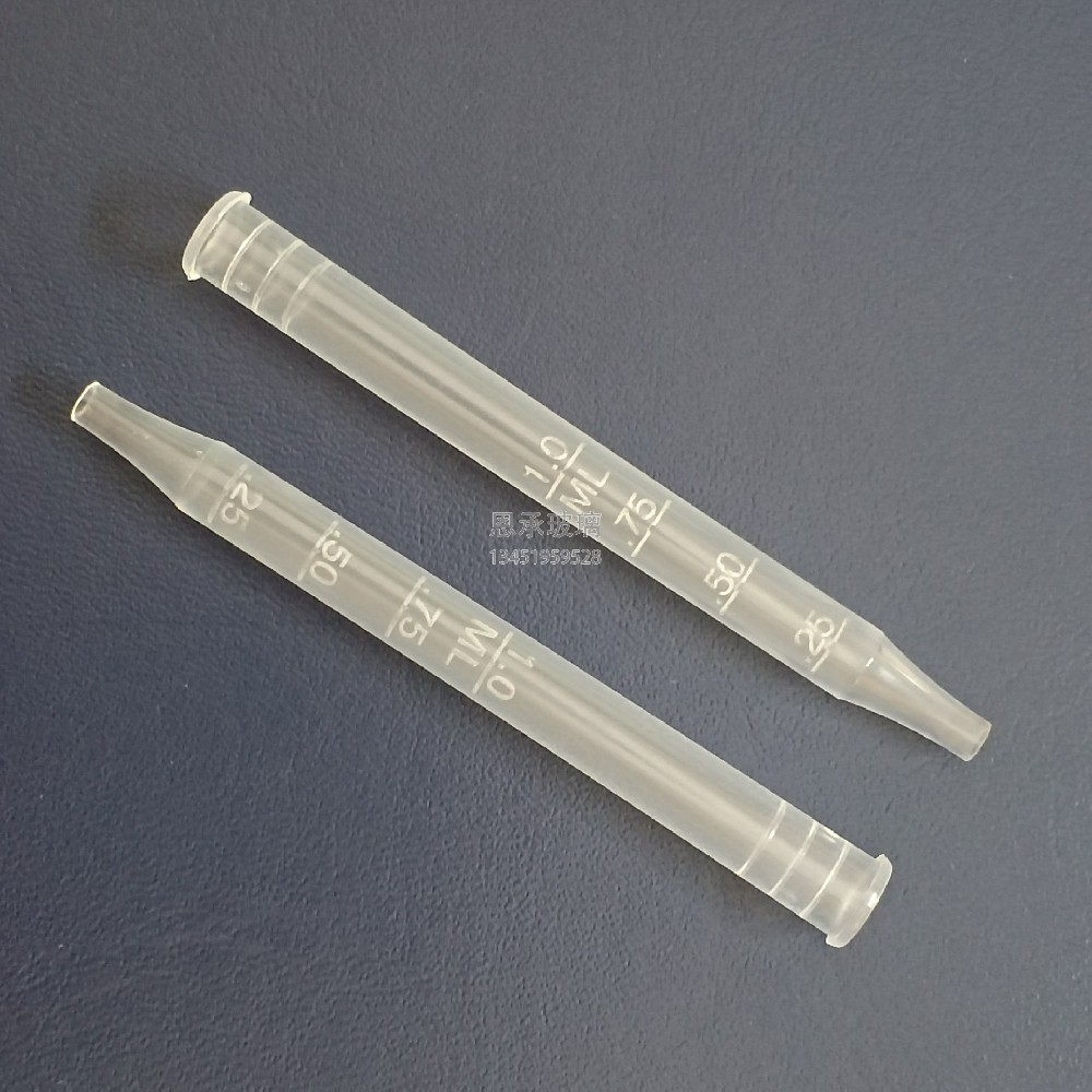 7*76mm 尖頭塑料滴管帶刻度  產(chǎn)品編號CJRDP-76-1